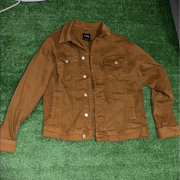 Zara Other - Zara Mens Brown Denim Jacket XL
